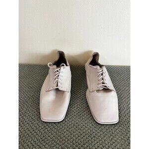 Zara Men's White Leather Casual  Shoes Size 8 (Zara 39 Equivalent 10" Foot)